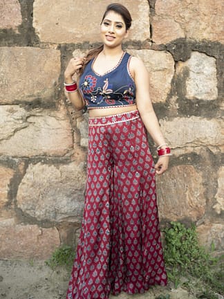 Croptop With Sharara