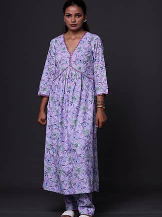 Nitya Schiffli Co-Ord Set