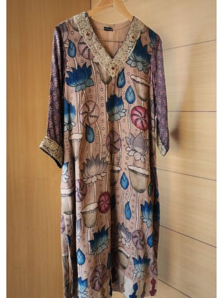 Hand Painted Kalamkari Kurta