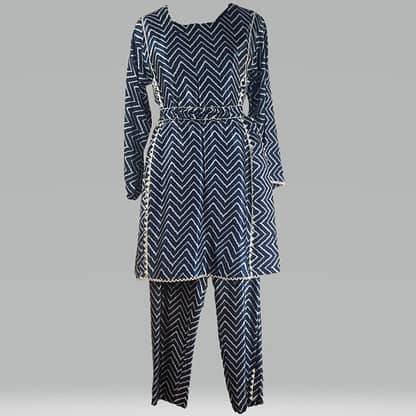 Chevron Kurta Co-Ord Set