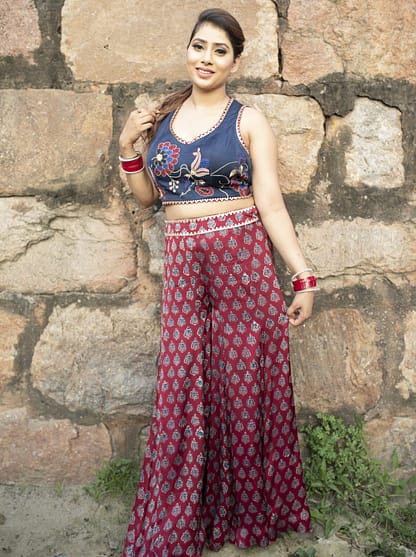 Croptop With Sharara