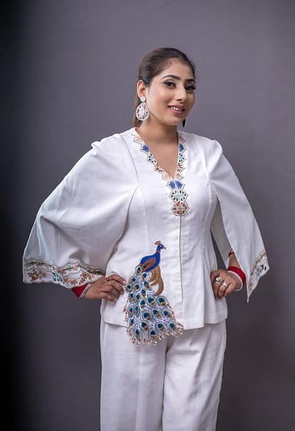 Mayur Cape Sleeves Co-Ord