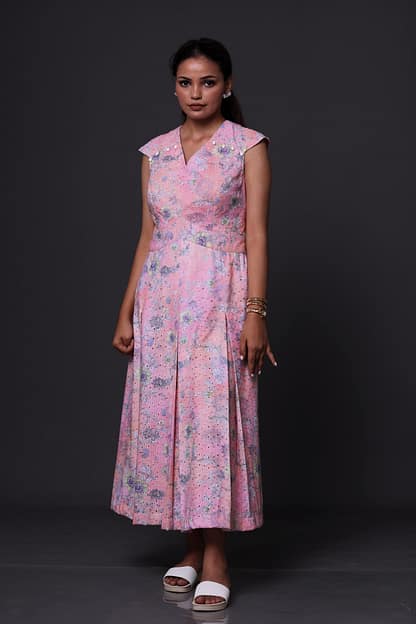 Nitya Schiffli Dress