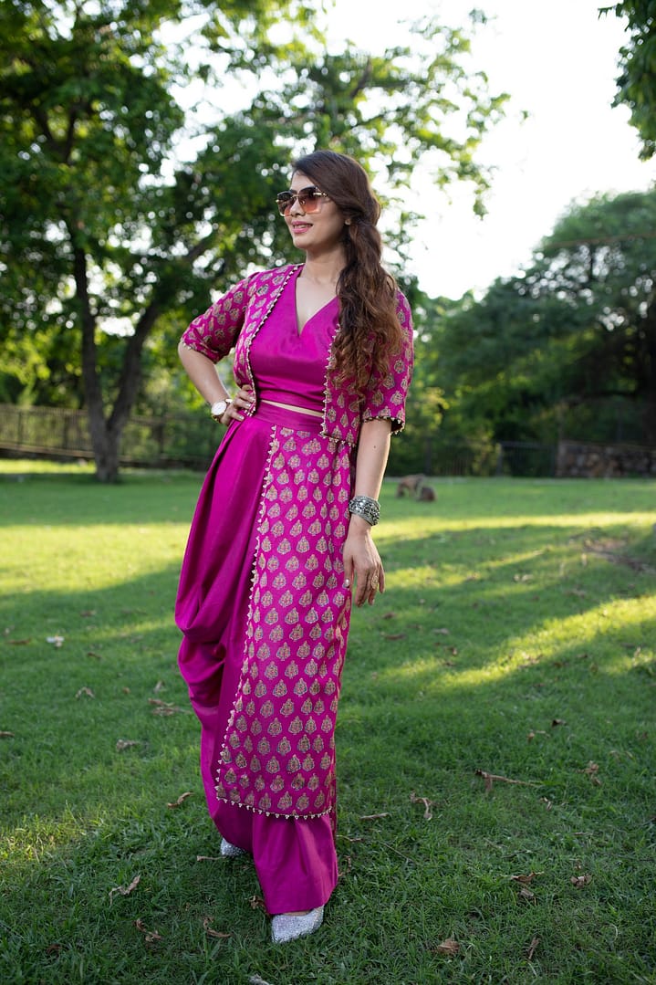 Fusion Wear - Drape Style Barbie Co-Ord